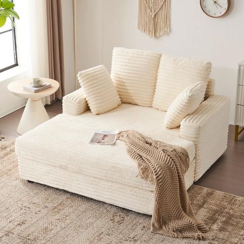 Color brownish Grey contemporary sofa loveseat faux fur