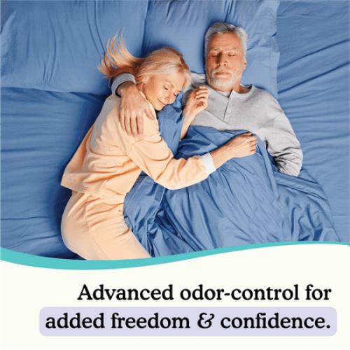 Because Premium Overnight Plus Incontinence Underwear - White, XXL, 40 Ct