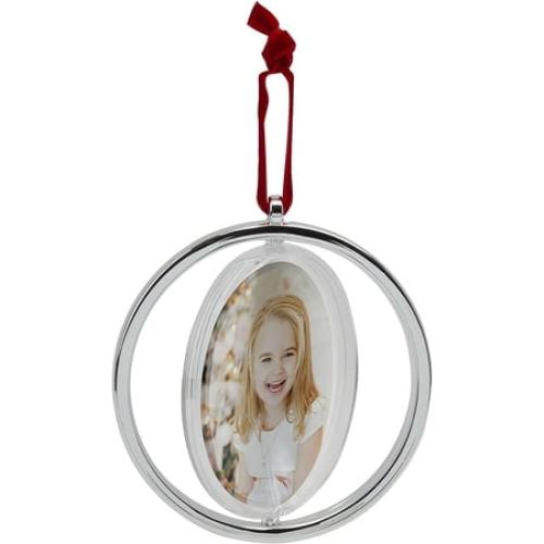 Fine Photo Gifts Spinning Photo Ornament - Pack of 4