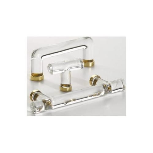 Emtek 86724 Modern Bar 4 Center To Center Cabinet Bar Pull From The Glass Collection -