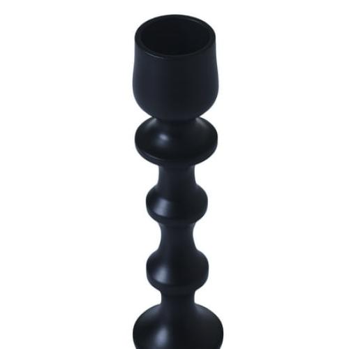 Beautiful Metal Taper Candle Holder by Drew Barrymore, 10, Black