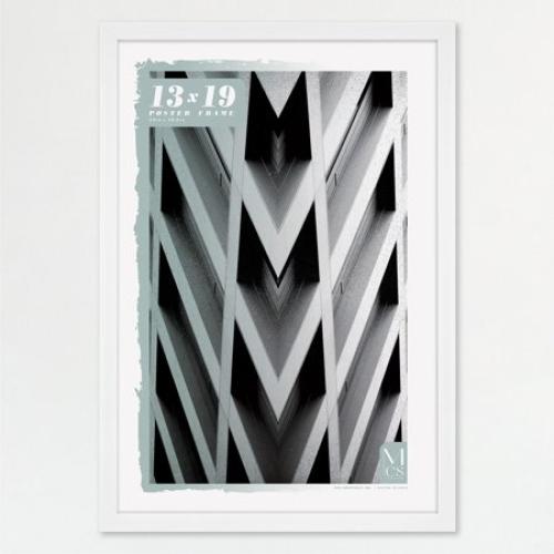 MCS Foundation 16x24 Poster Frame Traditional Brass, Vertical & Horizontal Wall Hanging Large Picture Frame for Photos, Posters & Art Prints (1-Pack)