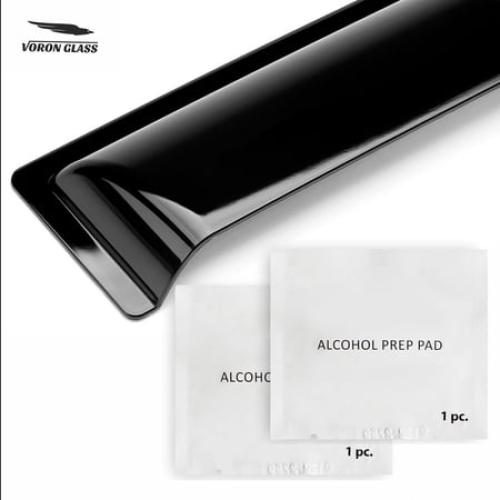 Voron Glass Tape-on Extra Durable Rain Guards for Jeep Grand Cherokee 2022-2026, Window Deflectors, Vent Window Visors, 6 Pieces - 100871