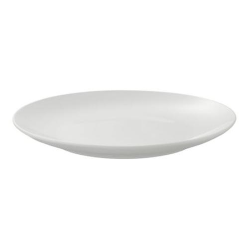 Mainstays Glazed White Stoneware Dinnerware Set, 12-Pieces