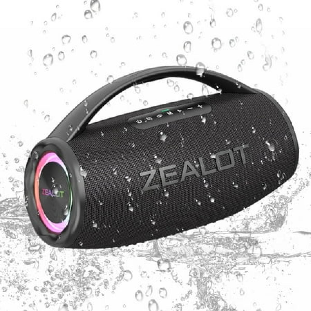 ZEALOT ワイヤレススピーカー ZEALOT-S97 ブラック 99% ZEALOT S97 80W Wireless speaker, Outdoor Portable Subwoofer