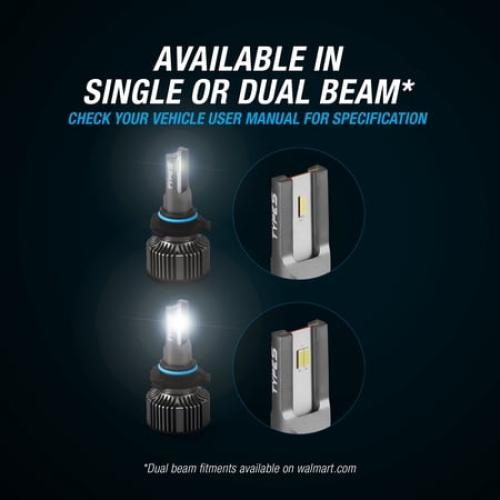 TYPE S - H8/H9/H11/H16JP UltraBright LED Fog Light - 1800LM Each, 6500K, 26W, Powersports, 2 Pack