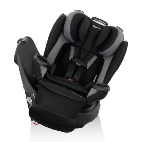 Revolve360 Extend All-in-One Rotational Car Seat with Quick Clean Cover (Revere Gray)