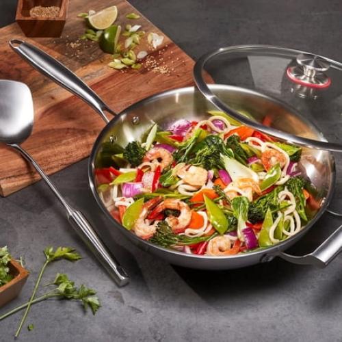MIU Stainless 13 Steel Wok