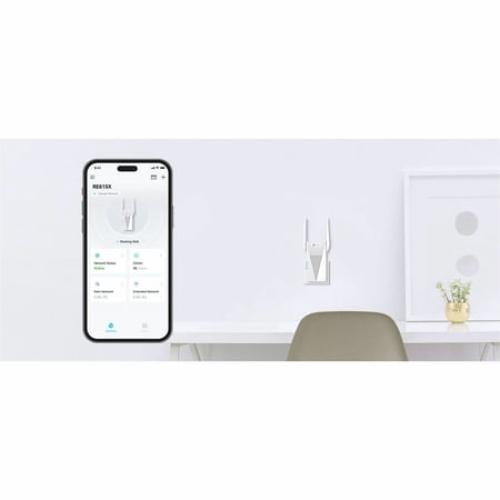 TP-Link RE615X Dual Band IEEE 802.11 a/b/g/n/ac/ax 1.80 Gbit/s Wireless Range Extender