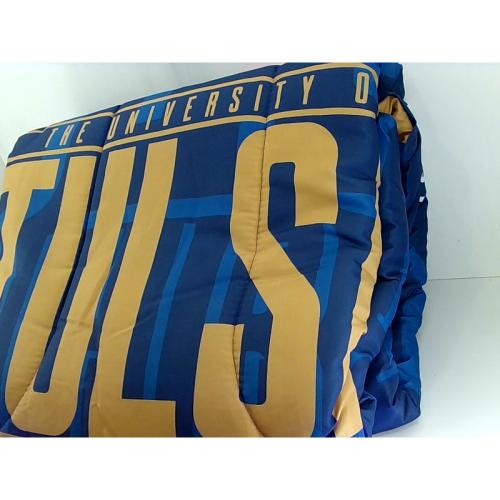 Northwest NCAA Tulsa Golden Hurricane Comforter and Sham Set Twin Modern Take
