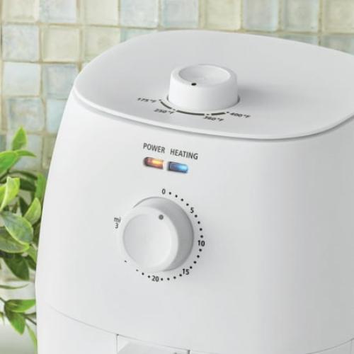 Mainstays 2.2 QT Air Fryer, Arctic White - Automatic Shutoff