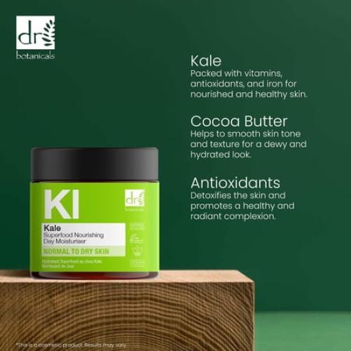 Dr Botanicals Kale Superfood Nourishing Day Moisturizer 60ml