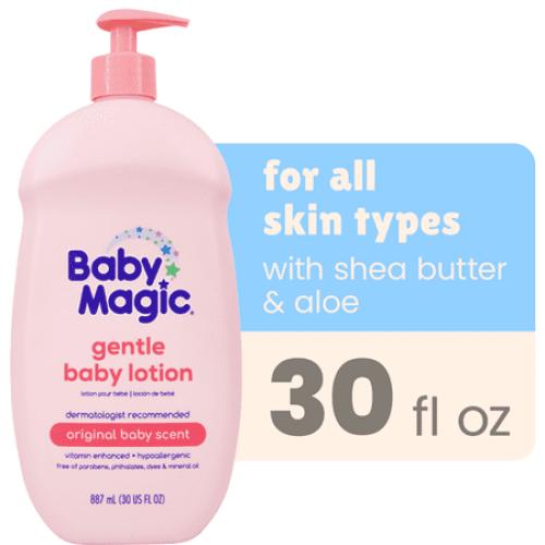 2 Pack Baby Magic Gentle Baby Lotion, Original Baby Scent, Hypoallergenic, 30 oz.