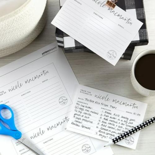 Exact Index Card Stock, 110 lb, 8.5 x 11, Canary, 250/Pack