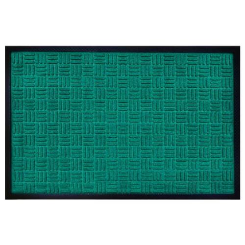 A1HC Indoor Outdoor Mat, Front and Back Entrance Welcome Mats, Front Door Patio Mats 16X24 Inches, Non-Slip Easy Clean Entrance Washable Doormats, Green