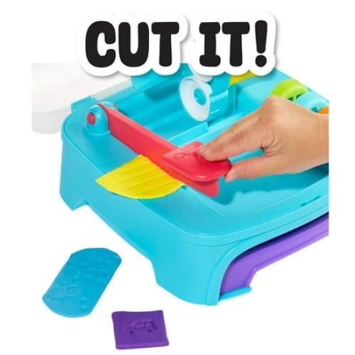 Wonder Factory Never Dry Dough Creation Station; Playset, Stamp, Roll Shape, Many Colors, Ages 2  - missing parts