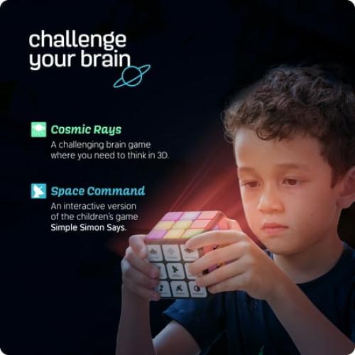 Rechargeable Game Activity Cube - 9 Fun Brain & Memory Games - Cool Toys for Boys and Girls - Christmas/Birthday Gifts for Ages 6-12  Year Old Kids Tweens & Teens - Best Boy & Girl Toy Gift Ideas
