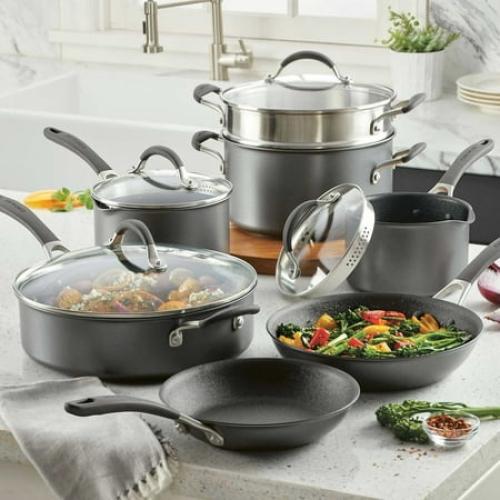 Circulon A1 Series with ScratchDefense 11 Piece Non-Stick Cookware Set