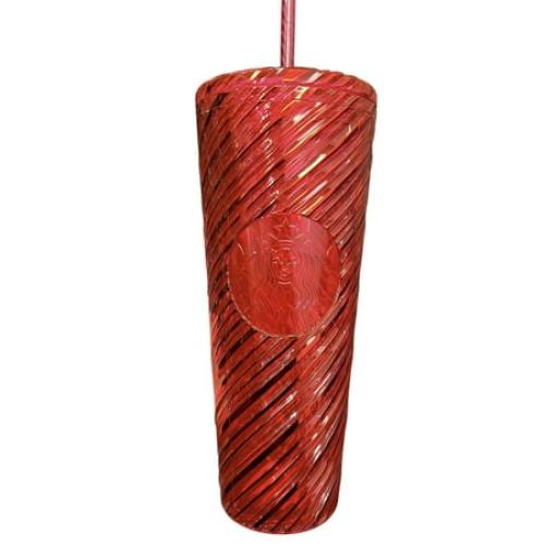Starbucks Red Swirl 2024 Venti Cold Cup 24 oz