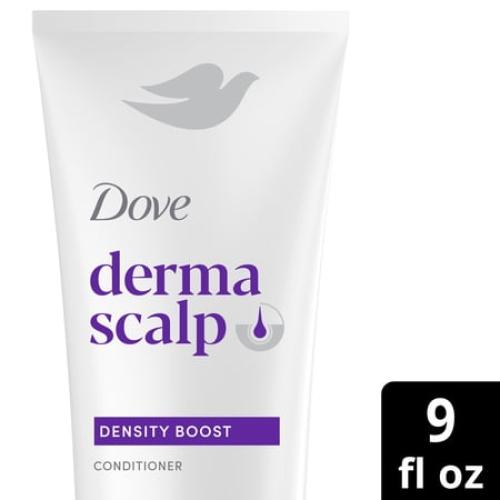 Dove Derma Scalp Density Boost Conditioner with Lamellar Serum, Glycerin and Zinc   Peptides for Hair Loss and Breakage, 9 fl oz 1 Count