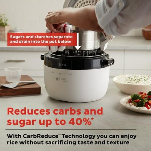 (MISSING ACCESSORIES) Instant Pot 12 Cup Multi-Grain Rice Cooker & Slow Cooker