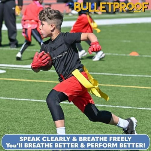 Bulletproof: World’s Thinnest Most Breathable Mouthguard is 3X Stronger! Football MMA Hockey Rugby Basketball BJJ Lacrosse Boxing Sports Mouth Guard Grinding Teeth. Men Women Adult Braces