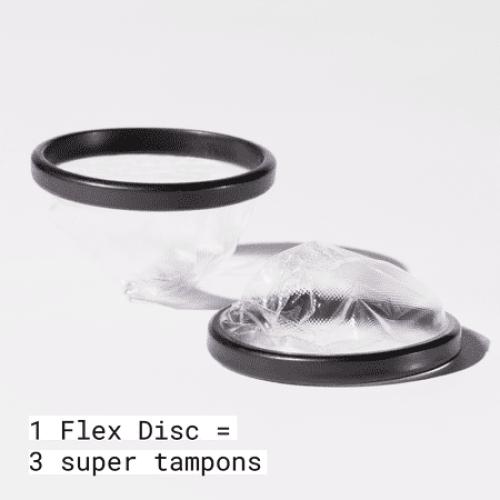 Flex Period Discs, One-Time-Use Menstrual Discs, Body-Safe & Non-Toxic, 12-Hour Wear, 24 Count ‼️missing packs‼️
