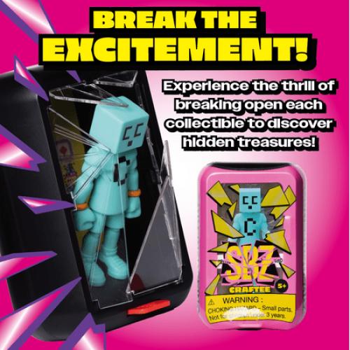 ScreenBreakZ Gamerz Collectible Figures, Craftee Unique Designs & Rare Editions