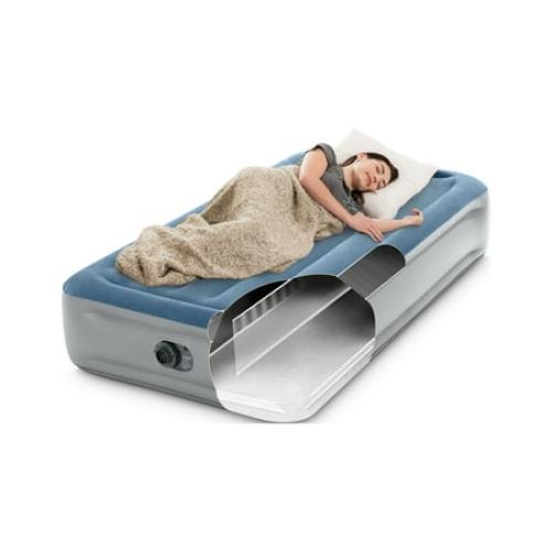 Intex 15 Essential Rest Dura-Beam Airbed Mattress with Internal Pump included- TWIN