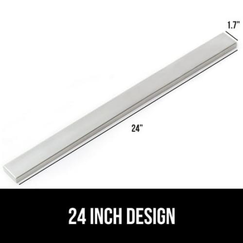 GORILLA GRIP Magnetic Knife Holder, 304 Stainless Steel Wall Mounted Magnet Strip for Knives, 24 Inch
