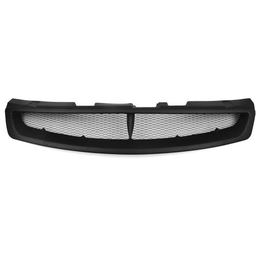 Front Bumper Grille Grill Mesh For Infiniti G35 2003-07 Coupe 2Door Matte Balck
