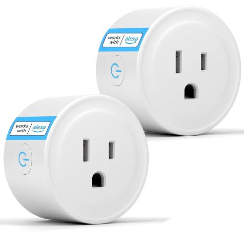 ExIoTy Smart Plug Works with Alexa Simple Setup with One Voice Command Remote Control Timer & Schedule & Group Controller Bluetooth Mesh Outlet Alexa Echo Required ETL & FCC Certified (4 Pack)