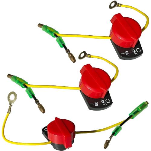 HRuiRed 3 Pack On Off Engine Stop Kill Switch for Honda GX120 GX160 GX200 GX240 GX270 GX340 GX390 Re 36100-ZE1-015 36100-883-005