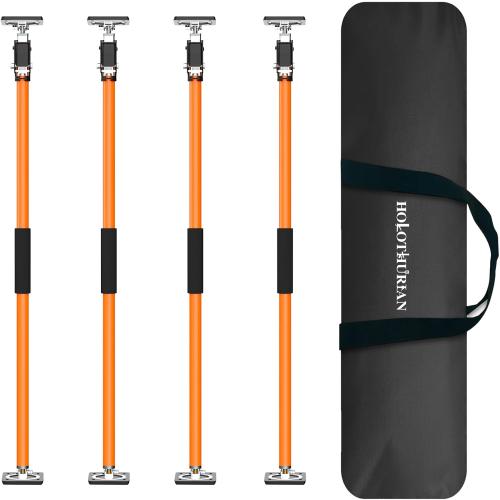 Cabinet Jack Support Pole, 58.7-109.5 inches Third Hand Tools Adjustable Support Pole, 3rd Hand Support System for Upper Cabinet Installation, 300 LB Capacity, 2 Pack