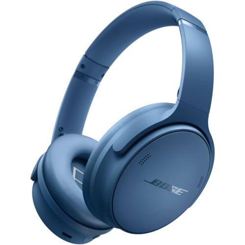 Bose QuietComfort Headphones, Bluetooth Over Ear Noise Cancelling Headphones, Blue