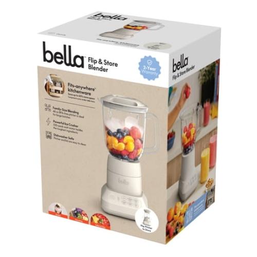 bella Flip & Store Blender, Fits-anywhere™ kitchenware, Oatmilk❗MAY HAVE MISSING PIECES/NEEDS CLEANING❗