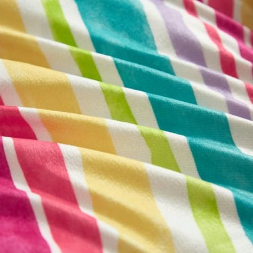 Your Zone Rainbow Soft Mink Bed Pillow, 20 x 26