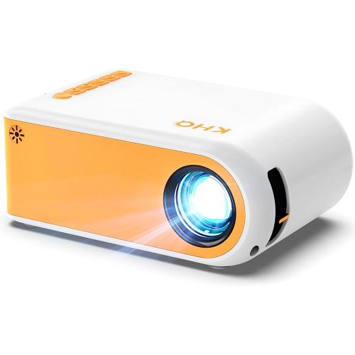 Mini Projector, Upgraded Portable Projectors Support 1080P 170 Mini HD Movie Projector, Outdoor Projectors with Stylish Streamlined Design, Compatible with Phone/Tablet/Laptop/TV Stick/PS4 Etc