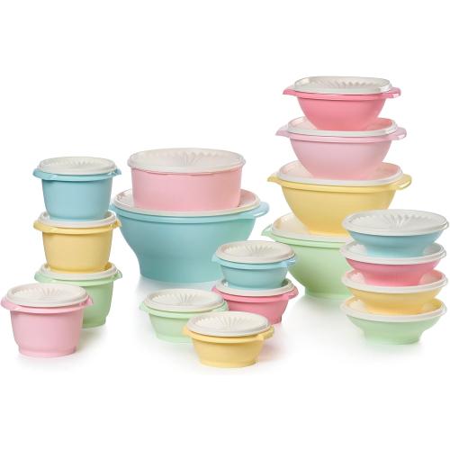 Tupperware Heritage Collection 16 Container Set with Lids. Food Storage Containers  Set of 32
