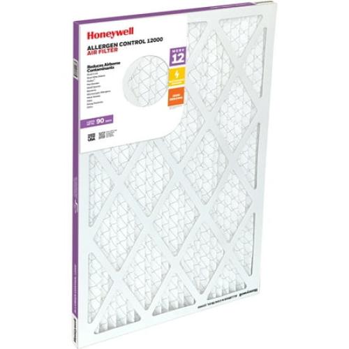 16x25x1 HONEYWELL Allergen Control 12000 MERV12 Air Filter P1