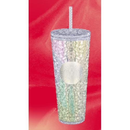 Starbucks 24oz Silver Gem 2024 Venti Studded Tumbler Cold Cup