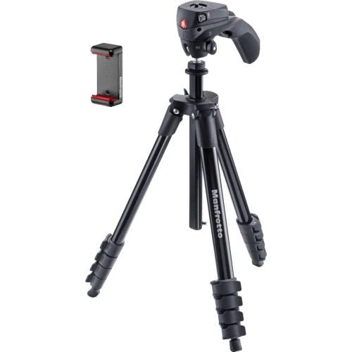 Manfrotto MKSCOMPACTACN-BK 61Action Smart Tripod Stand 4 Camera *NO Phone Clamp
