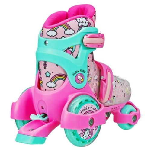 Size 11-2 Roller Derby EZ Roll Adjustable Hello Kitty Skate, Size 11-2