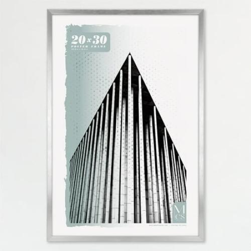 MCS Foundation 16x24 Poster Frame Traditional Brass, Vertical & Horizontal Wall Hanging Large Picture Frame for Photos, Posters & Art Prints (1-Pack)