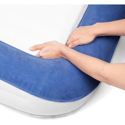 SoundAsleep Dream Series Kids Air Mattress with High Speed External Pump - Extra Tall Safety Bumpers - Portable, Toddler Blow up Bed for Kids - Inflatable Toddler Air Mattress for Home and Camping