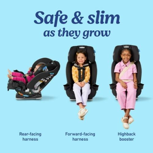 Graco SlimFit 3-in-1 Car Seat, Jarret, Black ‼️used and possibly could have stains ‼️