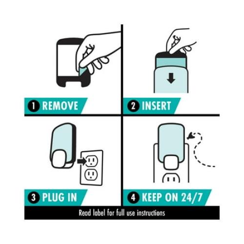 STEM Light Trap, Attracts and Traps Flying Insects, Emits Soft Blue Light, [Includes Starter Kit with 1 Light Trap and 3 Cartridges]