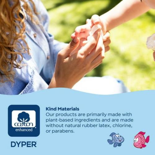 DYPER Cotton-Enhanced Baby Wipes Smurfs Edition, 6 Pack, 504 Count