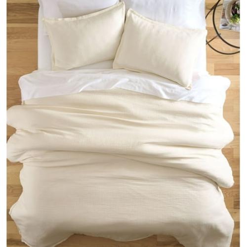 Better Homes & Gardens 3-Piece Cream Gauze Comforter Set, Adult Full/Queen