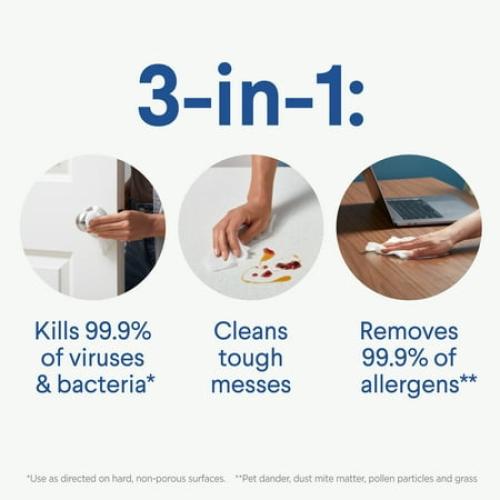 3 Pack Clorox Disinfecting Wipes, Fresh Scent, 75 Count Each, 3 Pack
